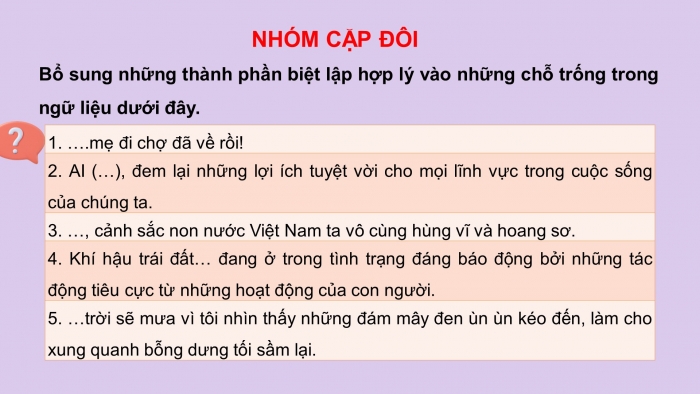 Giáo án powerpoint dạy thêm Ngữ văn 8 chân trời Bài 8: Thực hành tiếng Việt