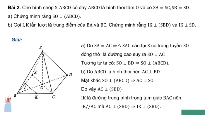 Giáo án powerpoint dạy thêm Toán 11 cánh diều Bài tập cuối chương 8