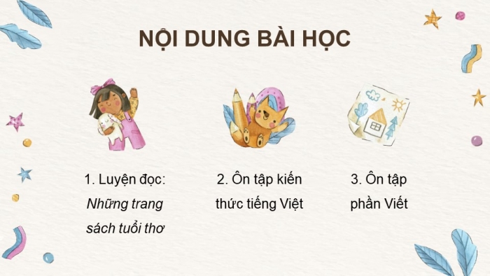 Giáo án powerpoint dạy thêm Tiếng Việt 4 cánh diều Bài 4: Những trang sách tuổi thơ