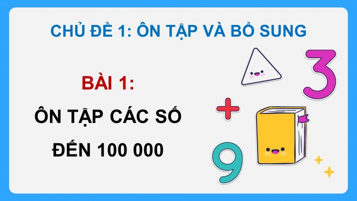 Giáo án powerpoint dạy thêm Toán 4 chân trời Bài 1: Ôn tập các số đến 100000