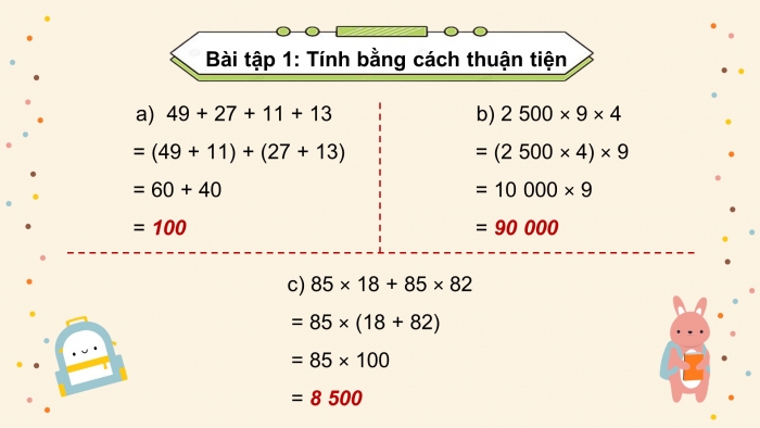 Giáo án powerpoint dạy thêm Toán 4 chân trời Bài 15: Em làm được những gì? 