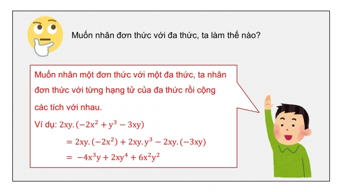 Giáo án powerpoint dạy thêm Toán 8 kết nối Bài 4: Phép nhân đa thức