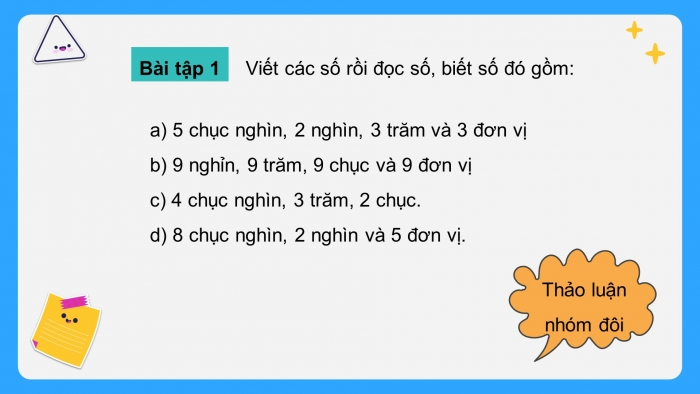 Giáo án powerpoint dạy thêm Toán 4 chân trời Bài 1: Ôn tập các số đến 100000