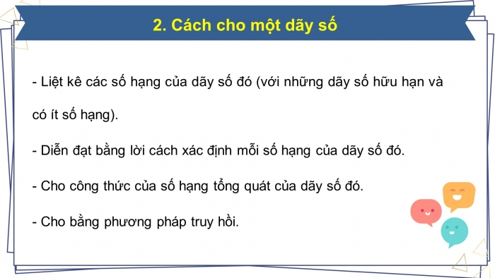 Giáo án powerpoint dạy thêm Toán 11 cánh diều Chương 2 Bài 1: Dãy số