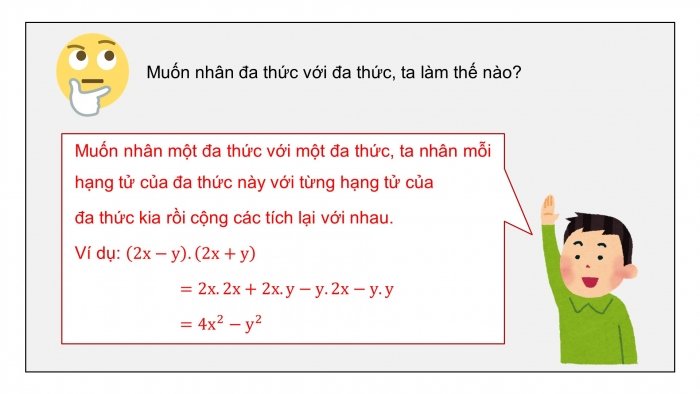 Giáo án powerpoint dạy thêm Toán 8 kết nối Bài 4: Phép nhân đa thức