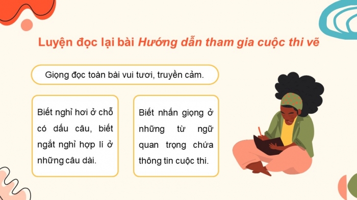 Giáo án powerpoint dạy thêm tiếng việt 4 chân trời CĐ 4 bài 6: Hướng dẫn tham gia cuộc thi vẽ 