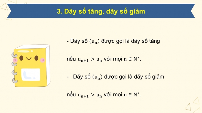 Giáo án powerpoint dạy thêm Toán 11 cánh diều Chương 2 Bài 1: Dãy số