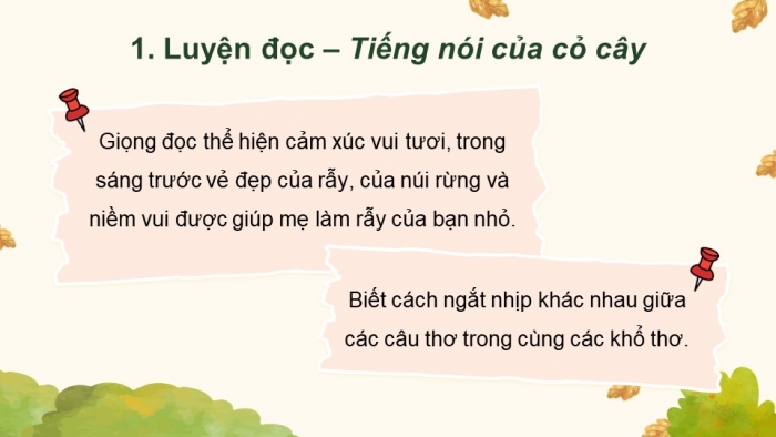 Giáo án powerpoint dạy thêm Tiếng Việt 4 cánh diều Bài 2: Lên rẫy