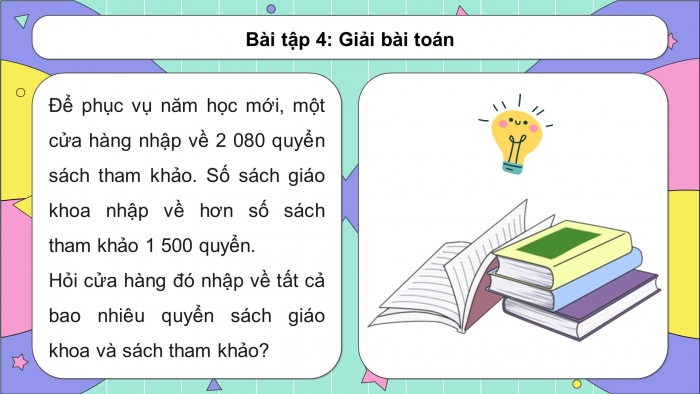 Giáo án powerpoint dạy thêm Toán 4 chân trời Bài 2: Ôn tập phép cộng, phép trừ