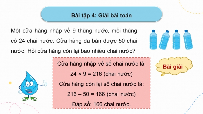 Giáo án powerpoint dạy thêm Toán 4 chân trời Bài 3: Ôn tập phép nhân, phép chia