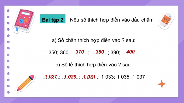 Giáo án powerpoint dạy thêm Toán 4 chân trời Bài 4: Số chẵn, số lẻ