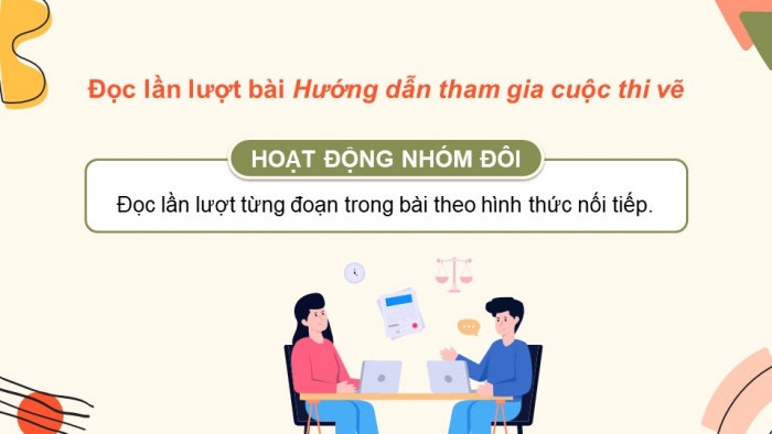 Giáo án powerpoint dạy thêm tiếng việt 4 chân trời CĐ 4 bài 6: Hướng dẫn tham gia cuộc thi vẽ 