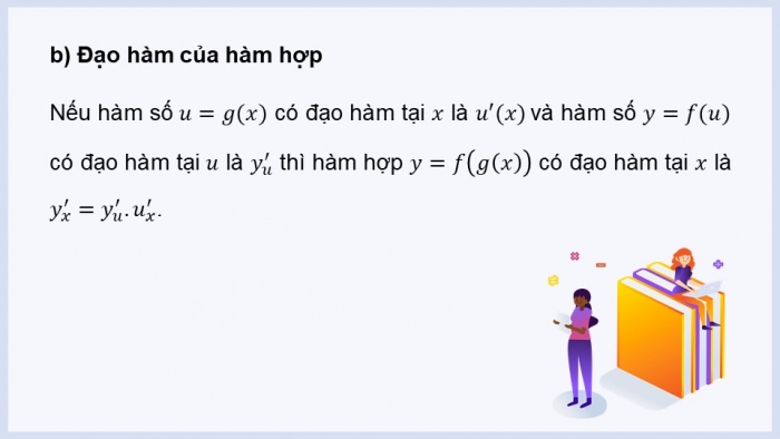 Giáo án powerpoint dạy thêm Toán 11 cánh diều Chương 7 Bài 2: Các quy tắc tính đạo hàm