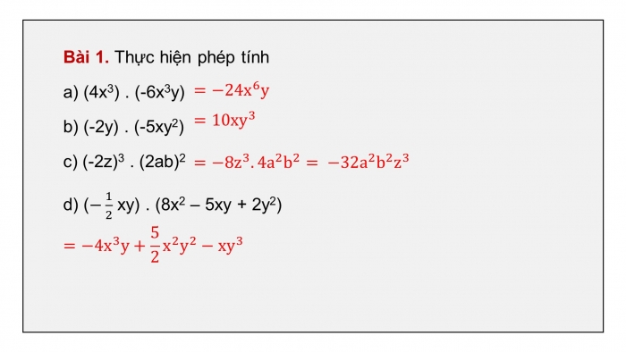 Giáo án powerpoint dạy thêm Toán 8 kết nối Bài 4: Phép nhân đa thức