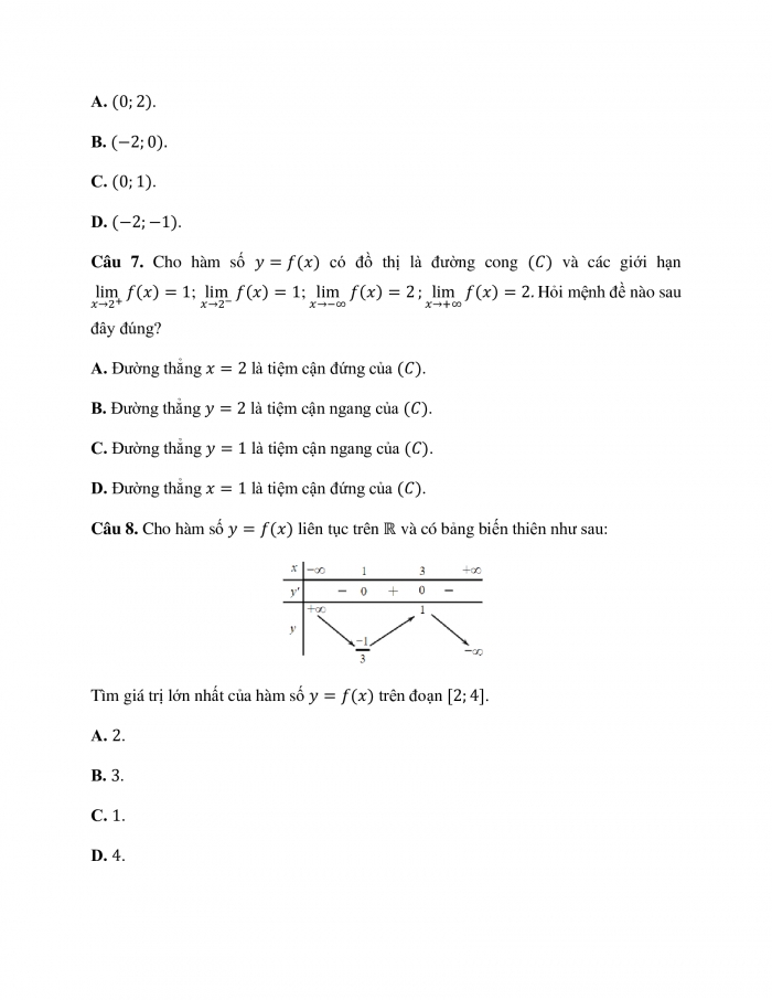 Đề thi toán 12 kết nối tri thức có ma trận