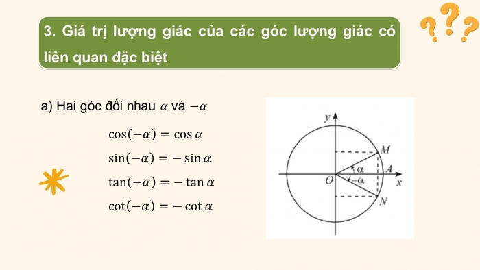 Giáo án powerpoint dạy thêm Toán 11 chân trời Chương 1 Bài 2: Giá trị lượng giác của một góc lượng giác