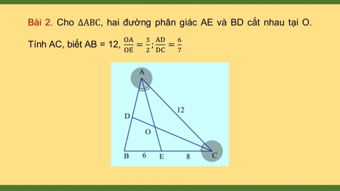 Giáo án powerpoint dạy thêm Toán 8 kết nối Bài 17: Tính chất đường phân giác của tam giác