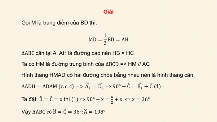 Giáo án powerpoint dạy thêm Toán 8 kết nối Bài tập cuối chương 4