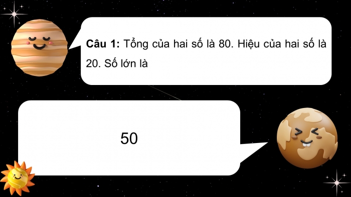 Giáo án powerpoint dạy thêm Toán 4 cánh diều Bài 29: Tìm hai số khi biết tổng và hiệu của hai số đó