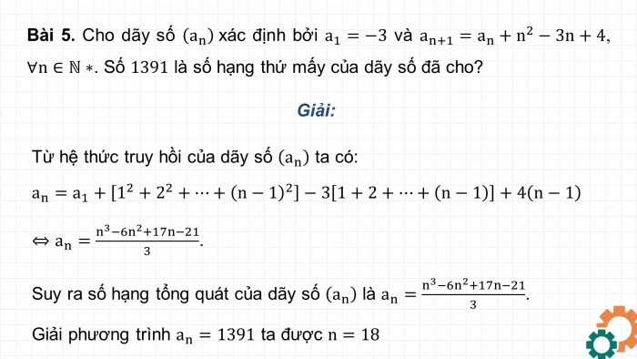 Giáo án powerpoint dạy thêm Toán 11 chân trời Bài tập cuối chương 2