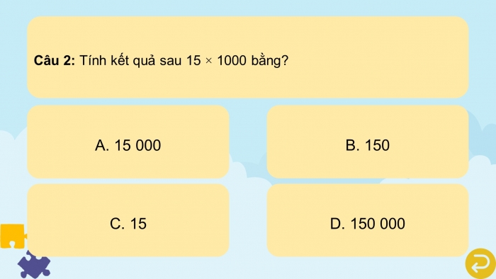 Giáo án powerpoint dạy thêm Toán 4 cánh diều Bài 36: Nhân với 10, 100, 1000,...