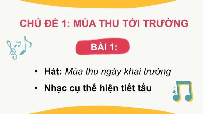 Âm nhạc 9 chân trời sáng tạo: Giáo án điện tử kì 1