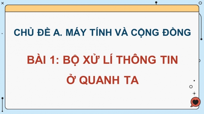 Tin học 9 cánh diều: Giáo án điện tử kì 1