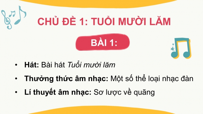 Âm nhạc 9 cánh diều: Giáo án điện tử kì 1