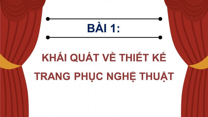 Mĩ thuật - Thiết kế mĩ thuật sân khấu, điện ảnh 12 kết nối tri thức: Giáo án điện tử kì 1