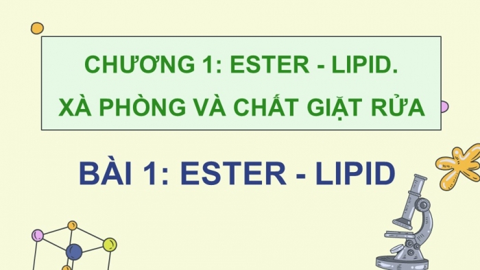 Hóa học 12 chân trời sáng tạo: Giáo án điện tử kì 1