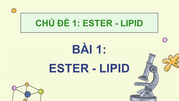 Hóa học 12 cánh diều: Giáo án điện tử kì 1