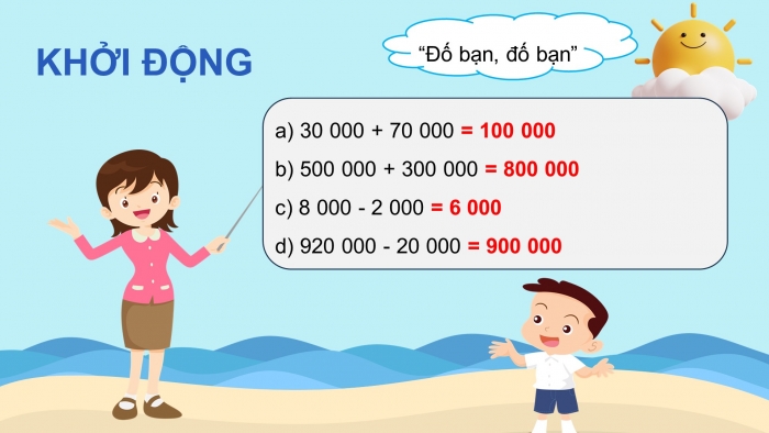 Giáo án powerpoint dạy thêm Toán 4 cánh diều Bài 27: Các tính chất của phép cộng