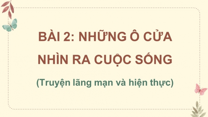 Ngữ văn 12 chân trời sáng tạo: Giáo án điện tử kì 1