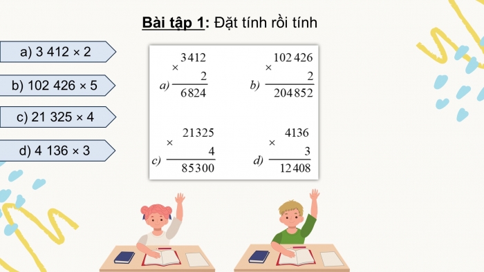 Giáo án powerpoint dạy thêm Toán 4 cánh diều Bài 37: Luyện tập chung