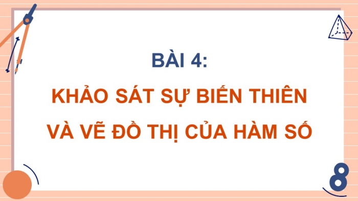 Toán 12 cánh diều: Giáo án điện tử kì 1