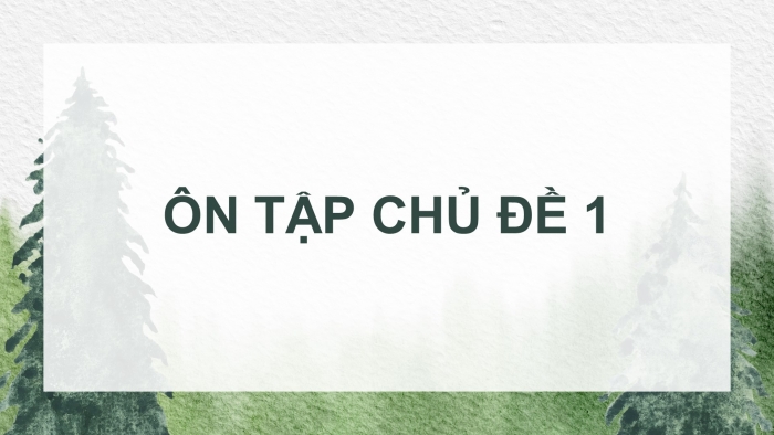 Công nghệ 12 Lâm nghiệp - Thủy sản cánh diều: Giáo án điện tử kì 1