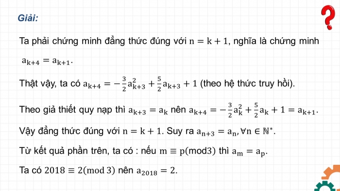 Giáo án powerpoint dạy thêm Toán 11 chân trời Bài tập cuối chương 2