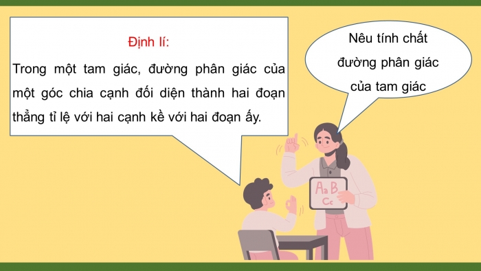 Giáo án powerpoint dạy thêm Toán 8 kết nối Bài 17: Tính chất đường phân giác của tam giác