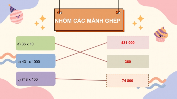 Giáo án powerpoint dạy thêm Toán 4 cánh diều Bài 36: Nhân với 10, 100, 1000,...