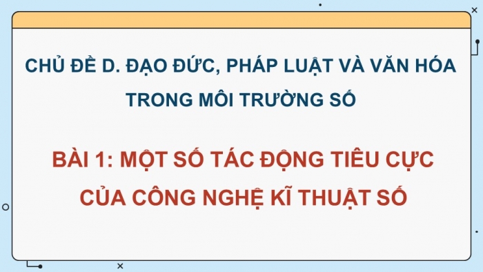 Tin học 9 cánh diều: Giáo án điện tử kì 1