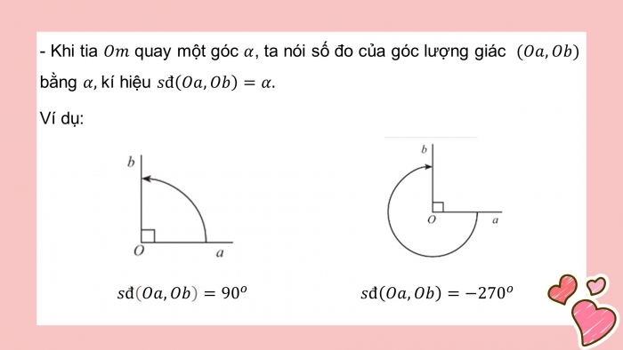 Giáo án powerpoint dạy thêm Toán 11 chân trời Chương 1 Bài 1: Góc lượng giác