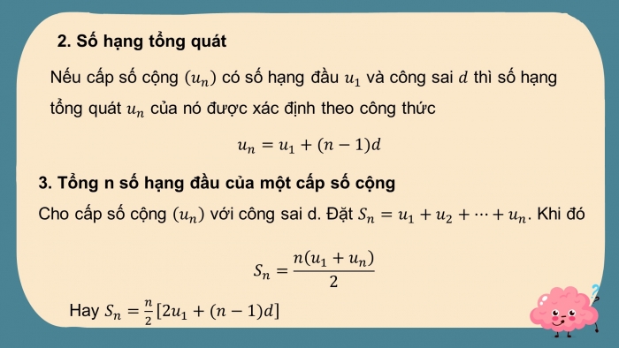 Giáo án powerpoint dạy thêm Toán 11 chân trời Chương 2 Bài 2: Cấp số cộng