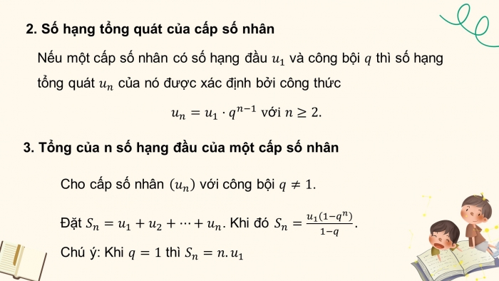 Giáo án powerpoint dạy thêm Toán 11 chân trời Chương 2 Bài 3: Cấp số nhân