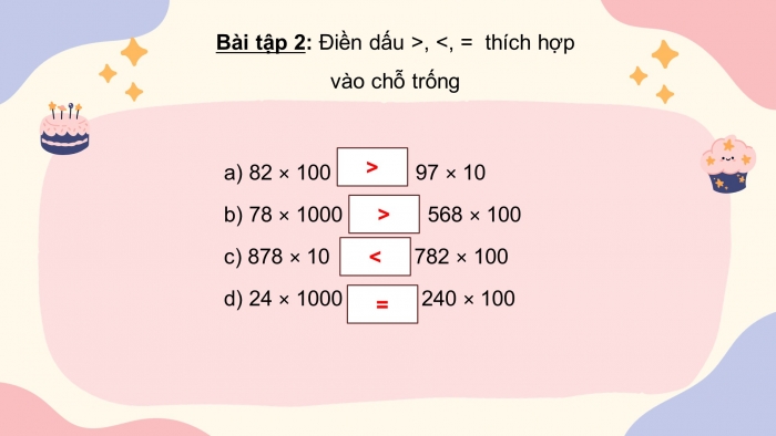 Giáo án powerpoint dạy thêm Toán 4 cánh diều Bài 36: Nhân với 10, 100, 1000,...