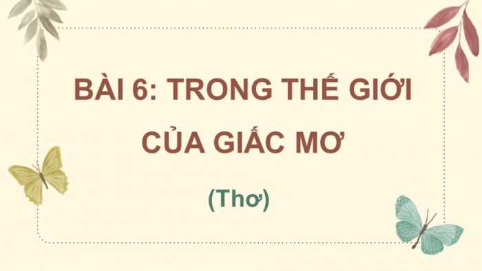 Ngữ văn 12 chân trời sáng tạo: Giáo án điện tử kì 1