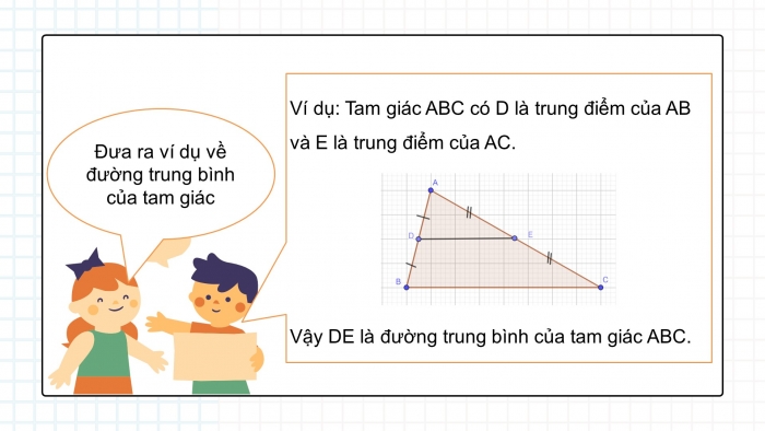 Giáo án powerpoint dạy thêm Toán 8 kết nối Bài 16: Đường trung bình của tam giác