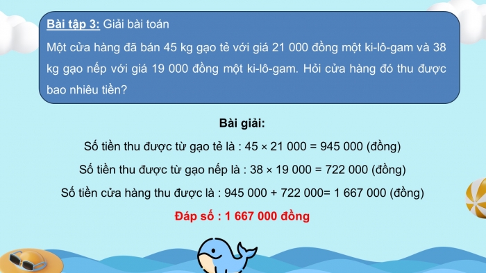 Giáo án powerpoint dạy thêm Toán 4 cánh diều Bài 33: Luyện tập