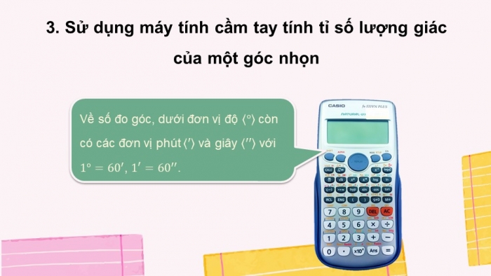 Giáo án PPT dạy thêm Toán 9 Kết nối bài 11: Tỉ số lượng giác của góc nhọn