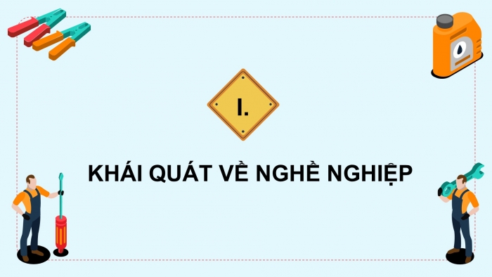 Giáo án điện tử Công nghệ 9 Định hướng nghề nghiệp Kết nối Bài 1: Nghề nghiệp trong lĩnh vực kĩ thuật và công nghệ