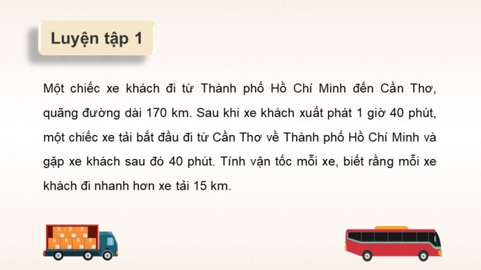 Giáo án điện tử Toán 9 kết nối Bài 3: Giải bài toán bằng cách lập hệ phương trình